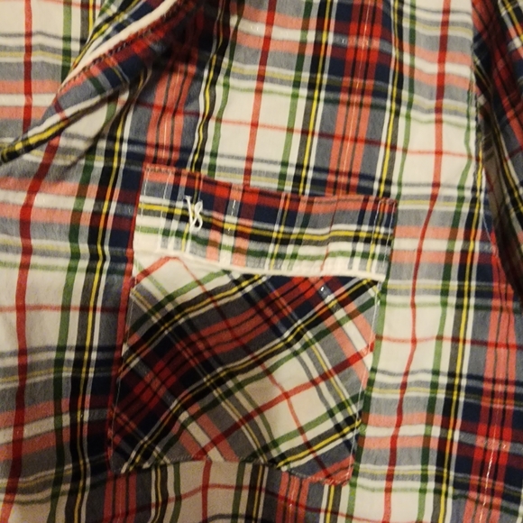 Victoria's Secret Button Up Sleep Shirt Women Medium Multicolor Plaid. - Picture 2 of 4